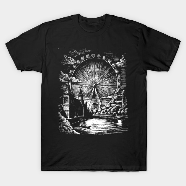 The London Eye T-Shirt by Khrystyna27